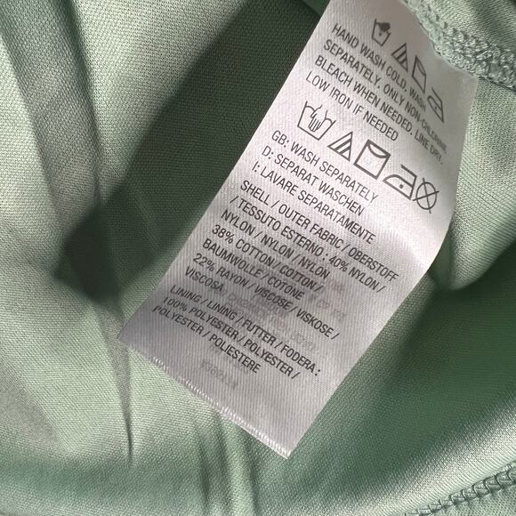 Isaac Mizrahi Live! Lace Swing Tank Pale Aloe Size Small - Picture 7 of 7